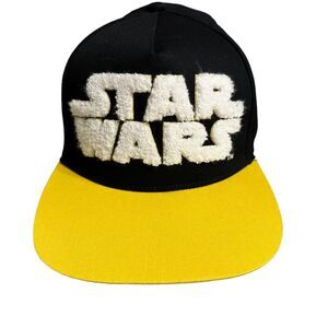 Disney Star Wars May The Force Be With You Snapback Adjustable Cap Hat Black New